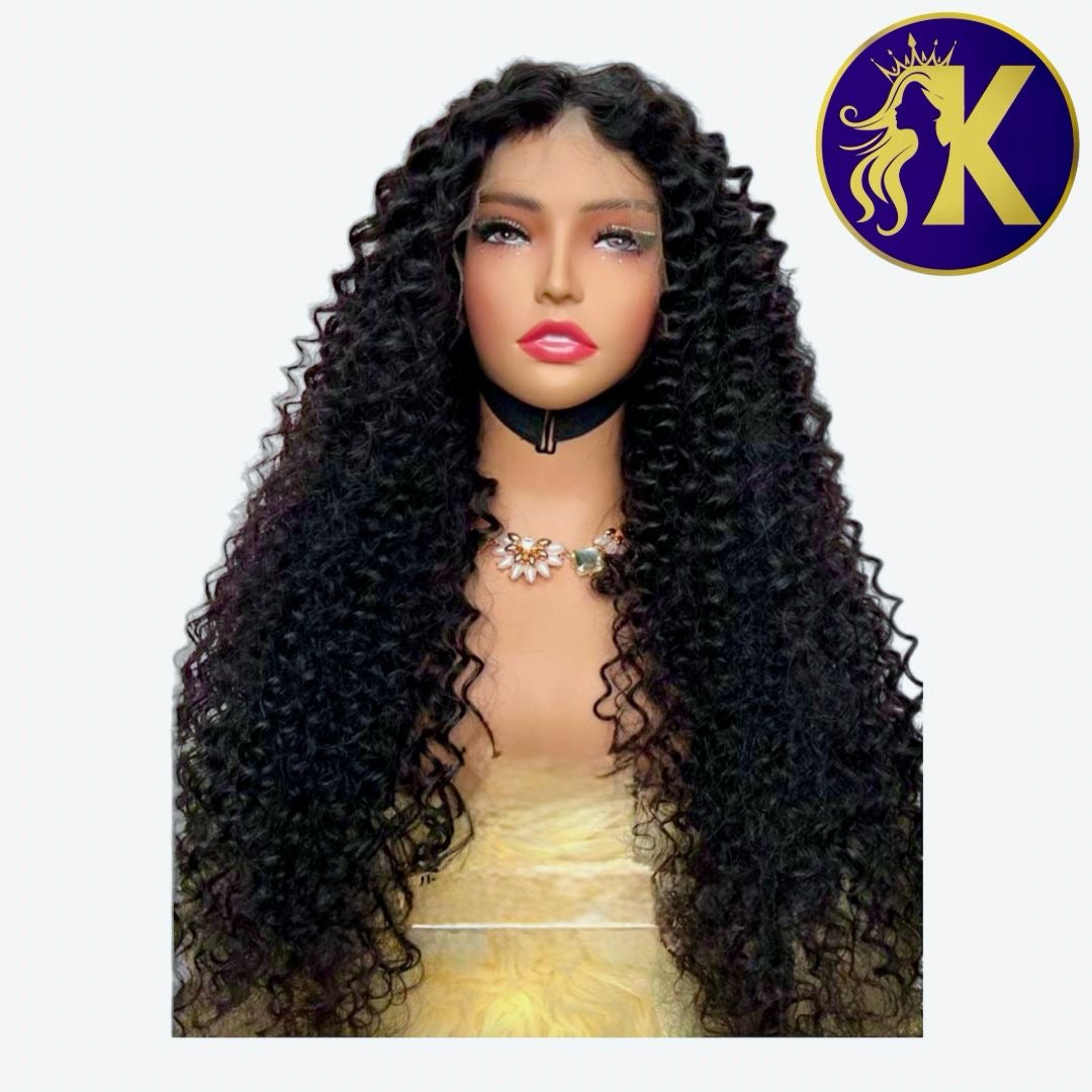 Deep Wave Raw Human Hair Wig – Lush & Voluminous