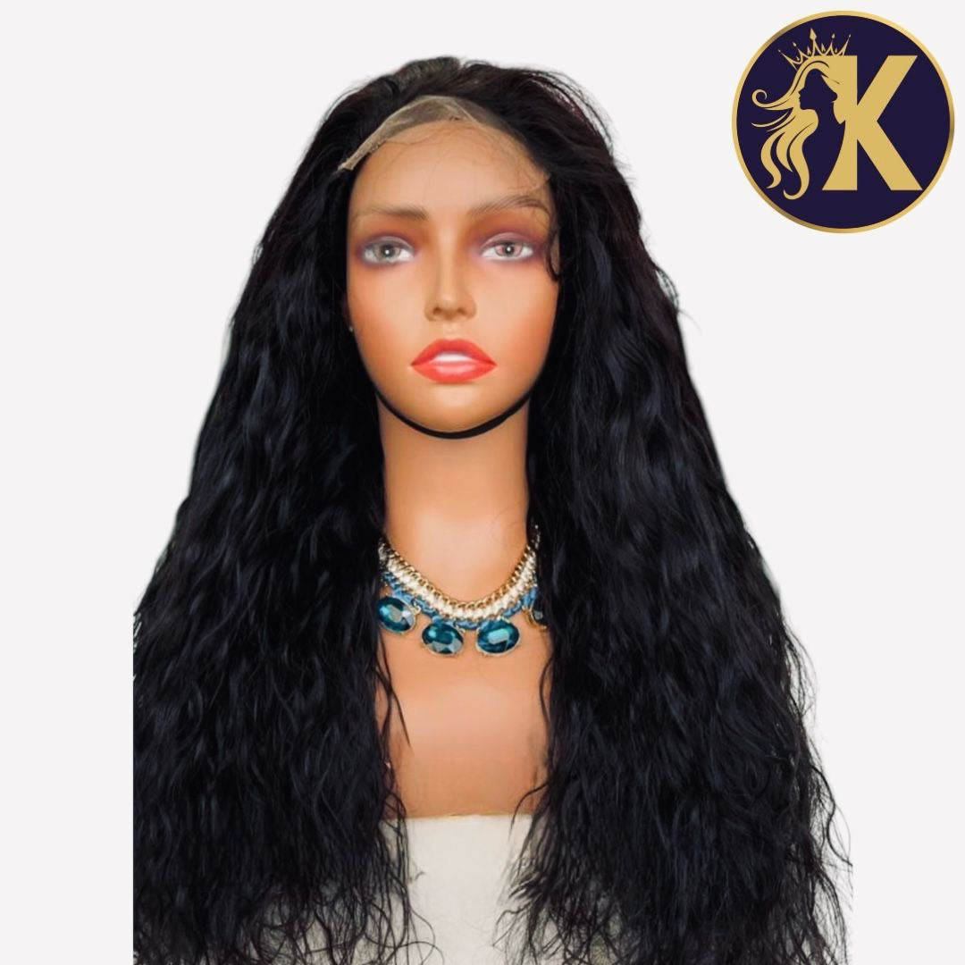 Natural Wave Raw Human Hair Wig – Effortless Texture