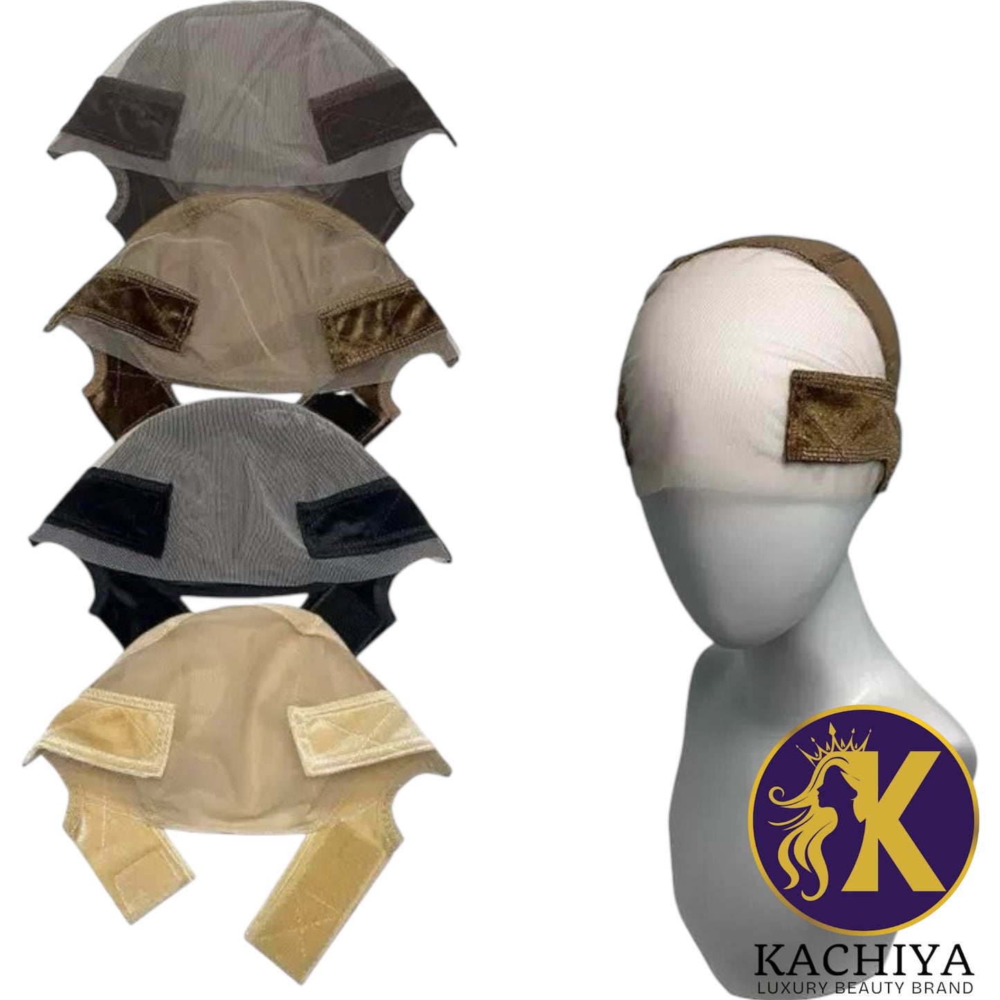 Premium U-Shaped & Lace Frontal Wig Cap – Breathable, Secure & Comfortable Fit