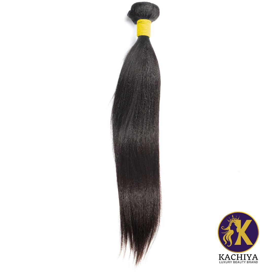 Bone Straight Raw Human Hair Bundles – Sleek & Silky