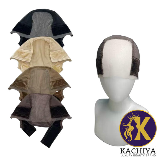 Premium U-Shaped & Lace Frontal Wig Cap – Breathable, Secure & Comfortable Fit