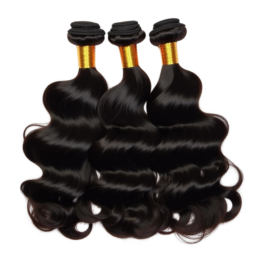3 Bundles Body Wave Raw Hair – Soft, Flowing Waves