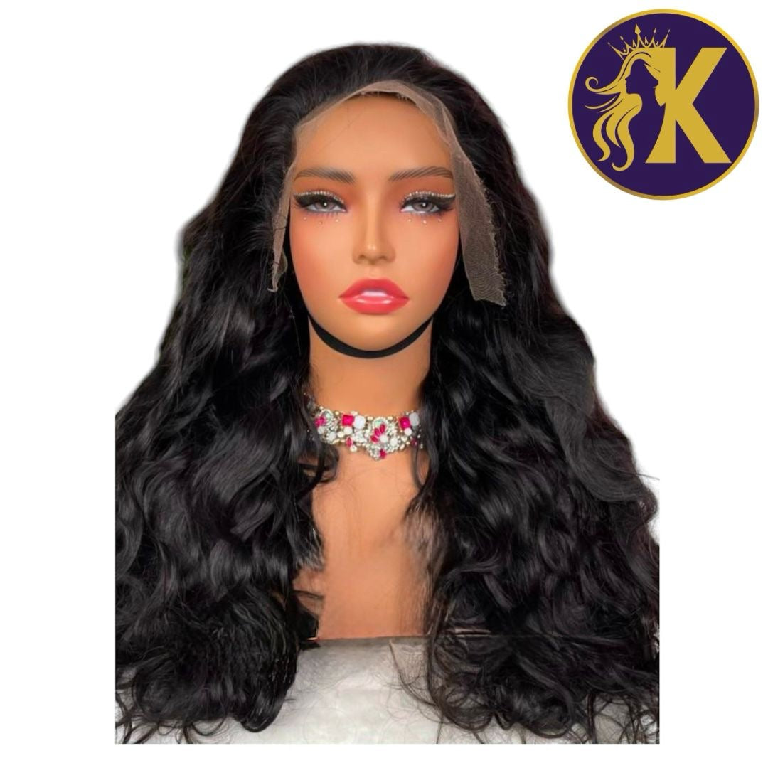 Body Wave Raw Human Hair Wig– Soft & Bouncy