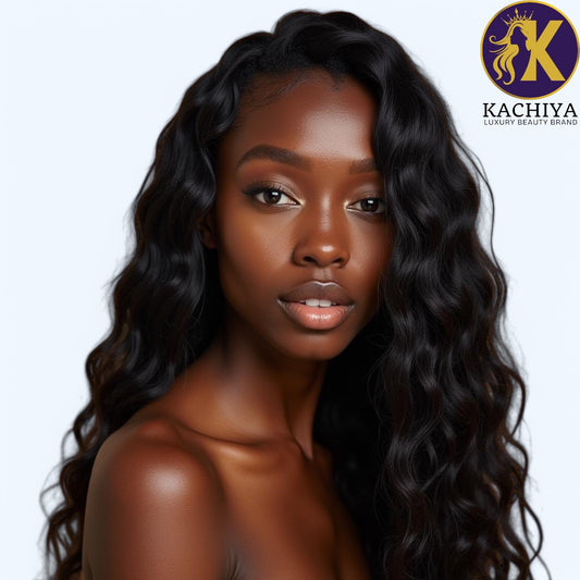 Natural Wave Raw Human Hair Wig – Effortless Texture