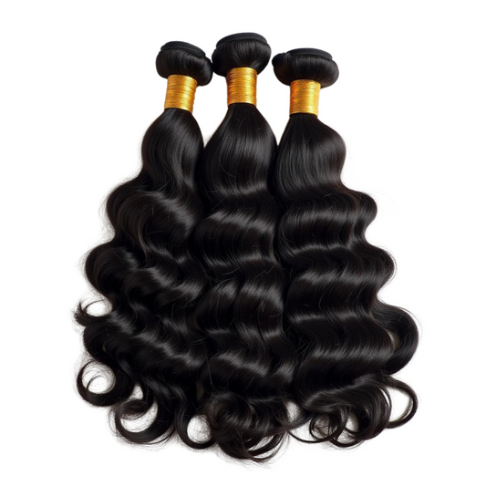 3 Bundles of Raw Loose Wave Hair – Natural Elegance