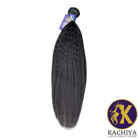 Afro Kinky Straight Hair Bundle – Natural Texture, Full & Versatile