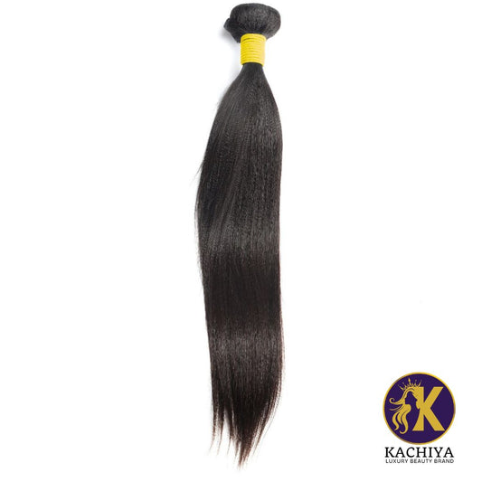 Bone Straight Raw Human Hair Bundles – Sleek & Silky